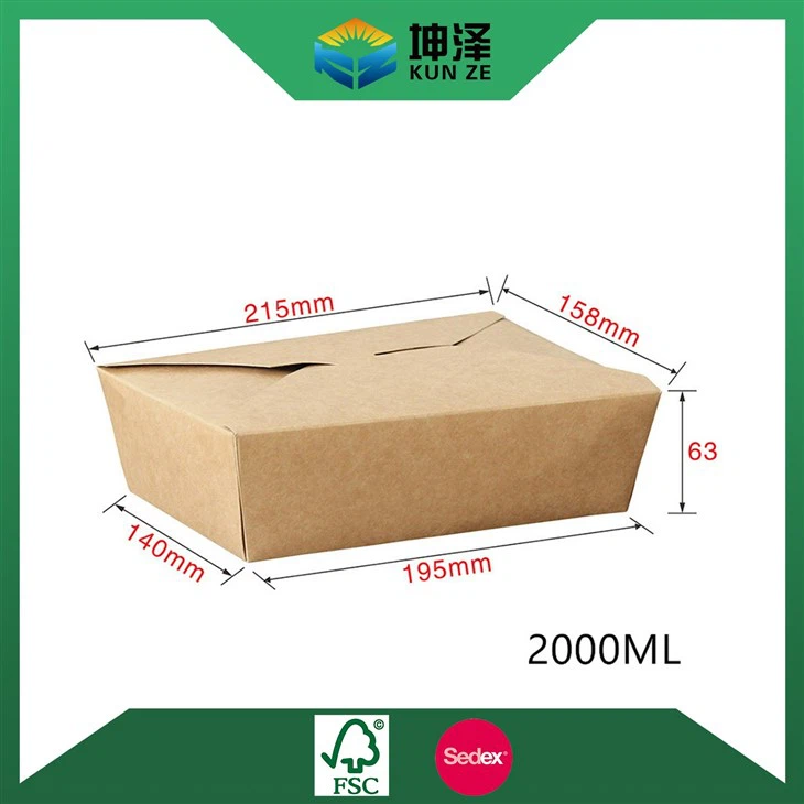 Kraft Paper Meal Box