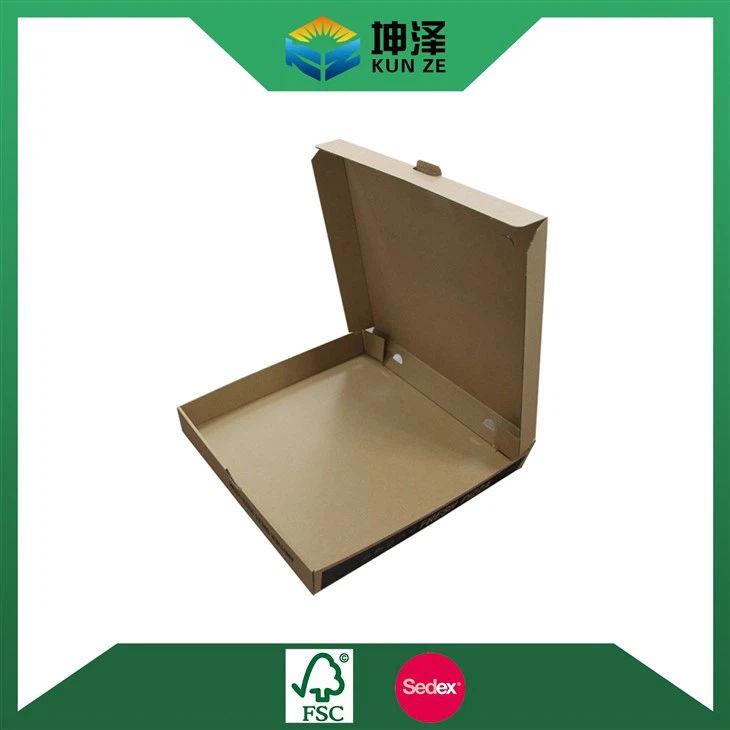 Plain Brown Pizza Boxes