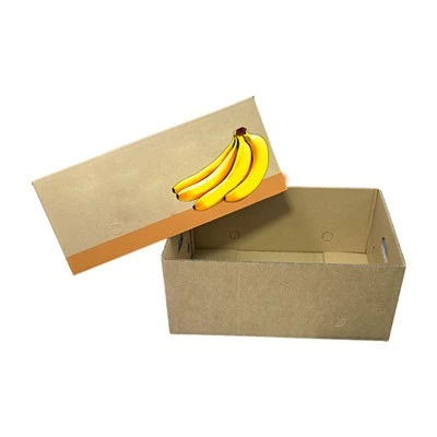 Caixa de papelão de banana